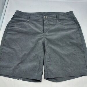 KUHL Womens Gray Walking Hiking Outdoor Casual Shorts Size 6- 15" waist 8 inseam